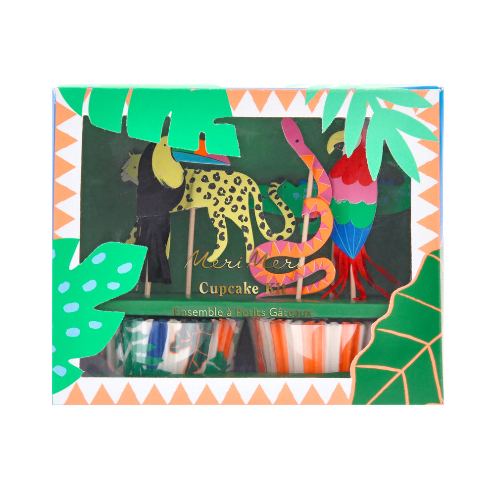 Kit para cupcakes - jungla