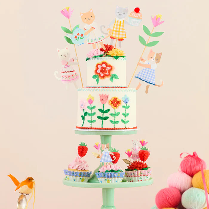 Kit para cupcakes - club de gatitos