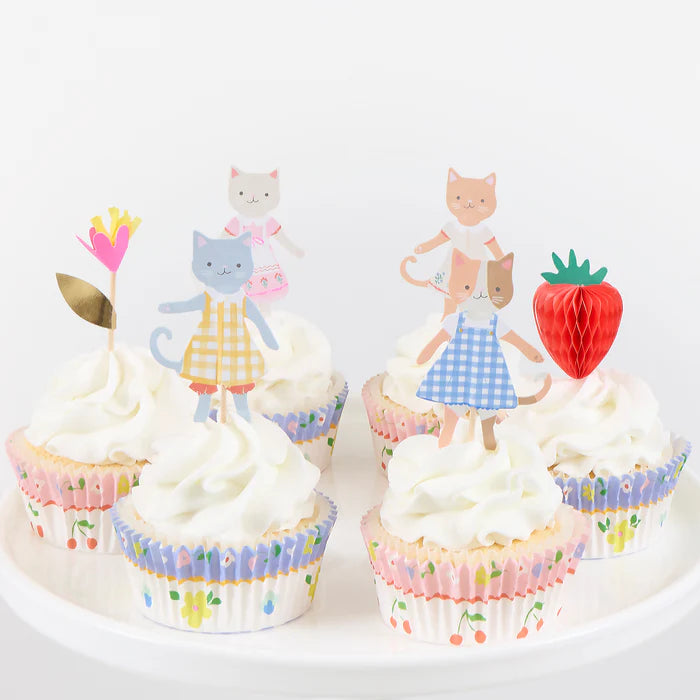 Kit para cupcakes - club de gatitos