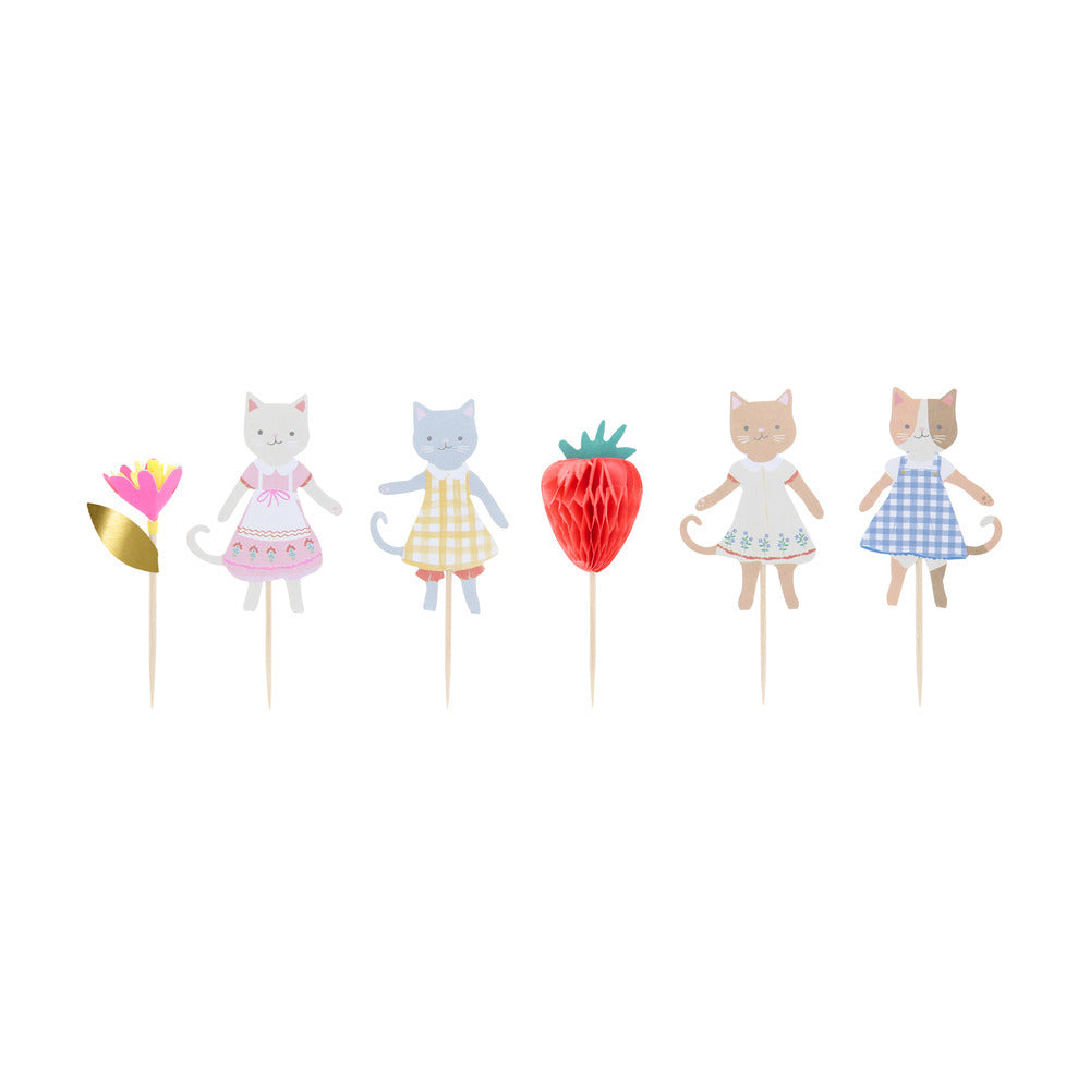 Kit para cupcakes - club de gatitos