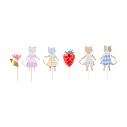 Kit para cupcakes - club de gatitos