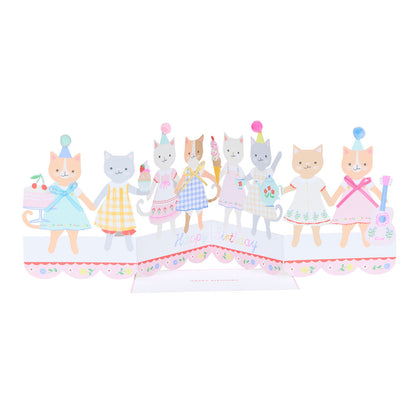 Tarjeta - club de gatitos (happy birthday)