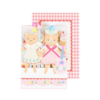 Tarjeta - club de gatitos (happy birthday)