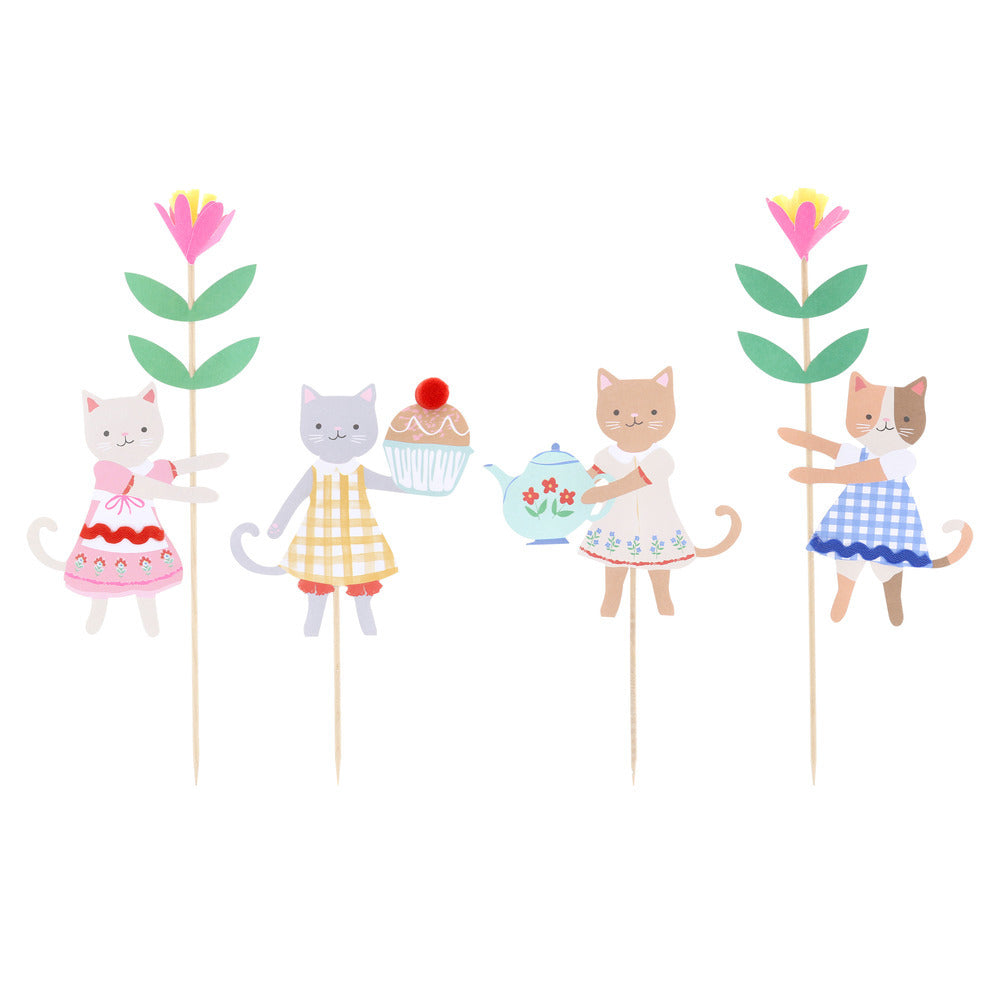 Toppers para torta - club de gatitos