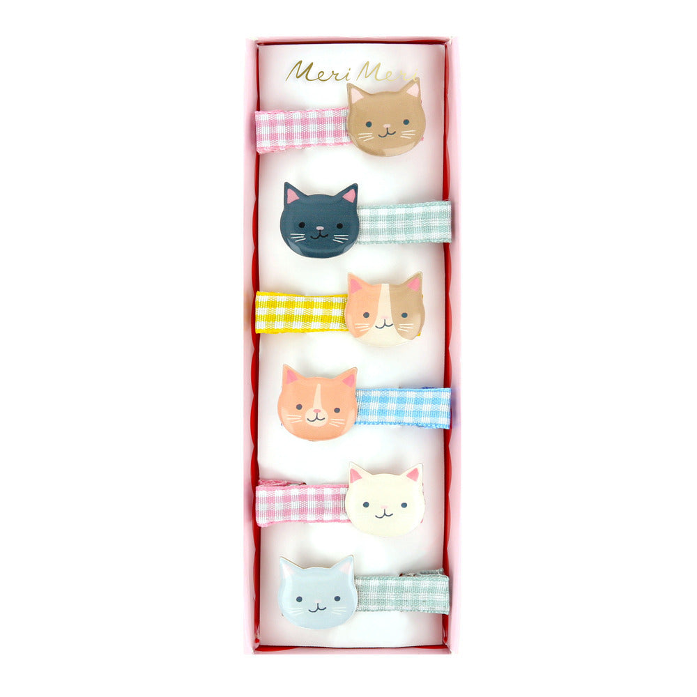 Pinches con diseño de gatitos
