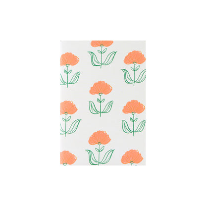 Set de 8 libretas flora en cajita - 80 hojas