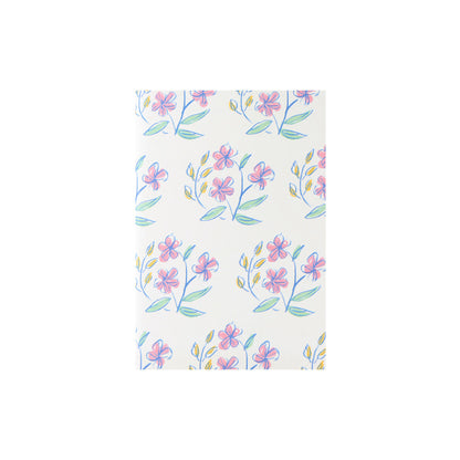 Set de 8 libretas flora en cajita - 80 hojas