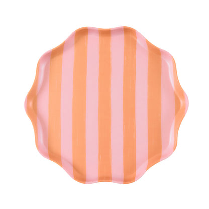 Set x 6 platos reutilizables Flora - pequeños