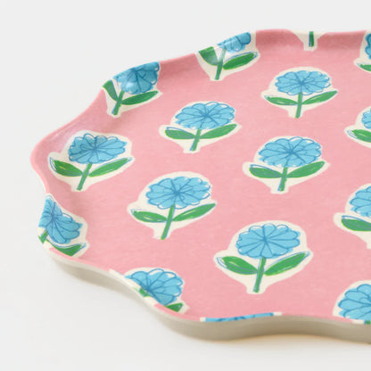 Set x 6 platos reutilizables Flora - grandes