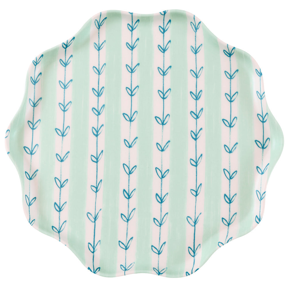 Set x 6 platos reutilizables Flora - grandes
