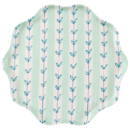 Set x 6 platos reutilizables Flora - grandes