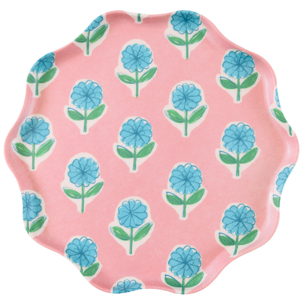 Set x 6 platos reutilizables Flora - grandes