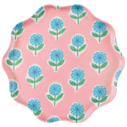 Set x 6 platos reutilizables Flora - grandes