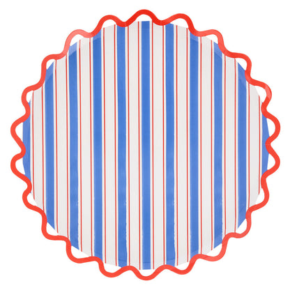 Platos rayas náuticas - grandes