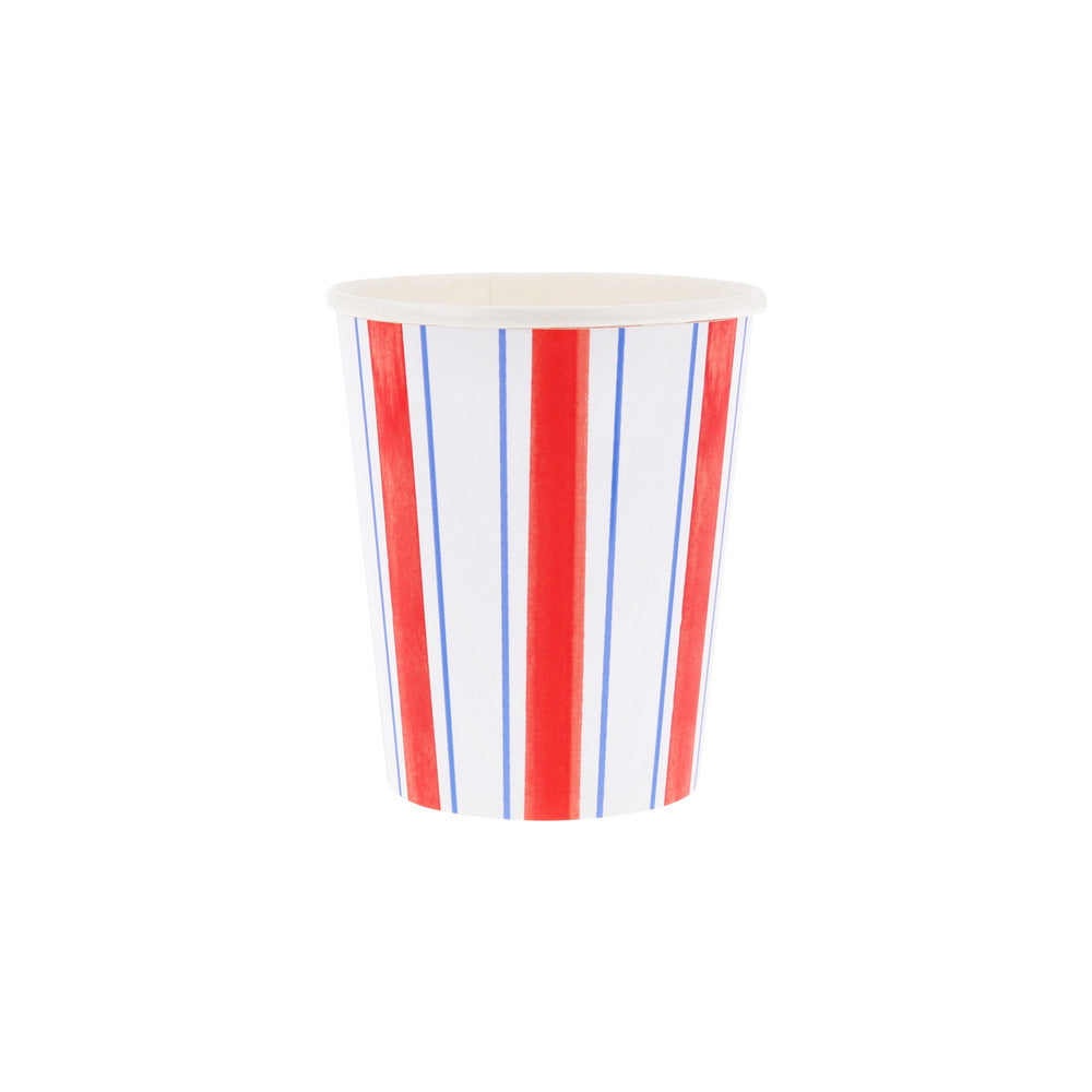 Vasos rayas náuticas