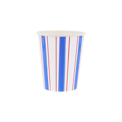Vasos rayas náuticas