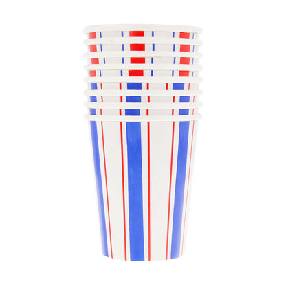 Vasos rayas náuticas