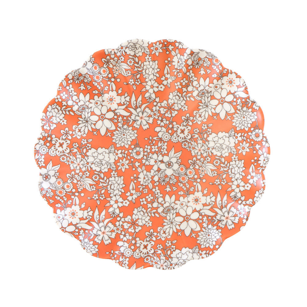 Set x 6 platos reutilizables jardín de flores Liberty - pequeños