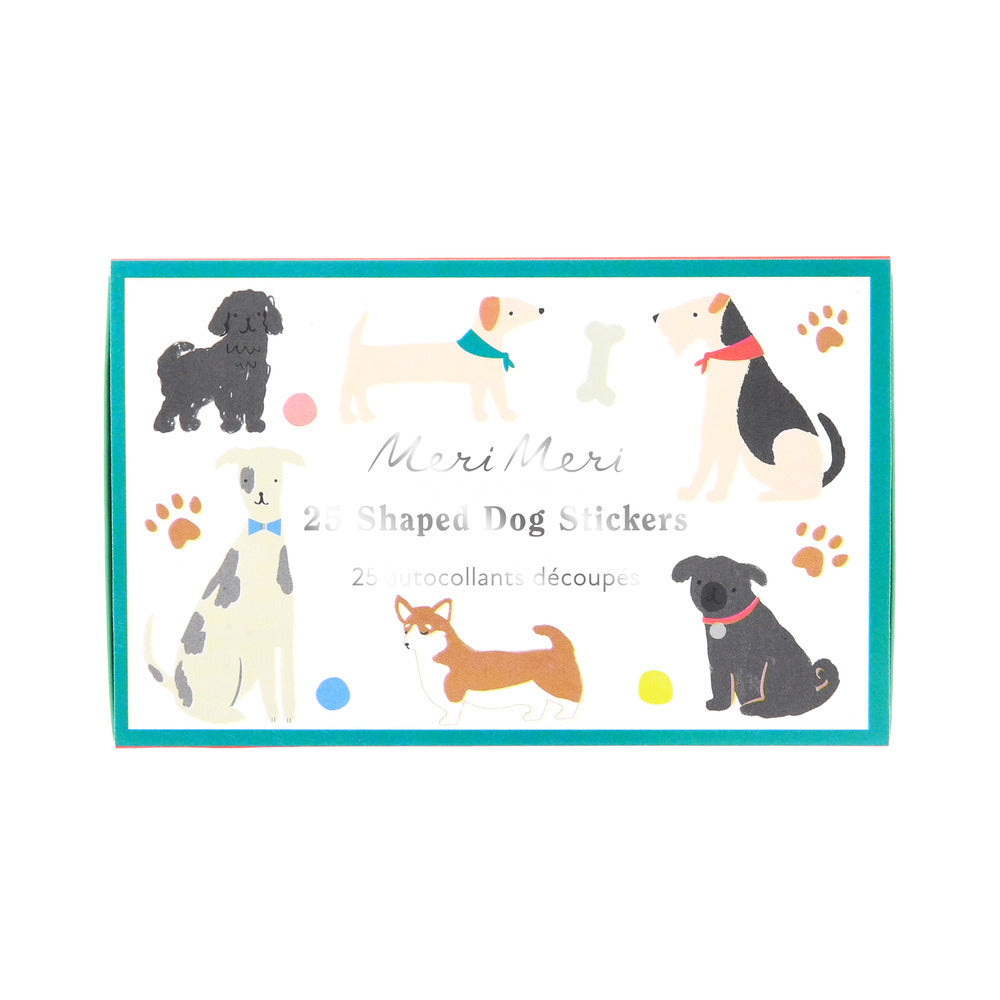 Stickers en cajita - perritos