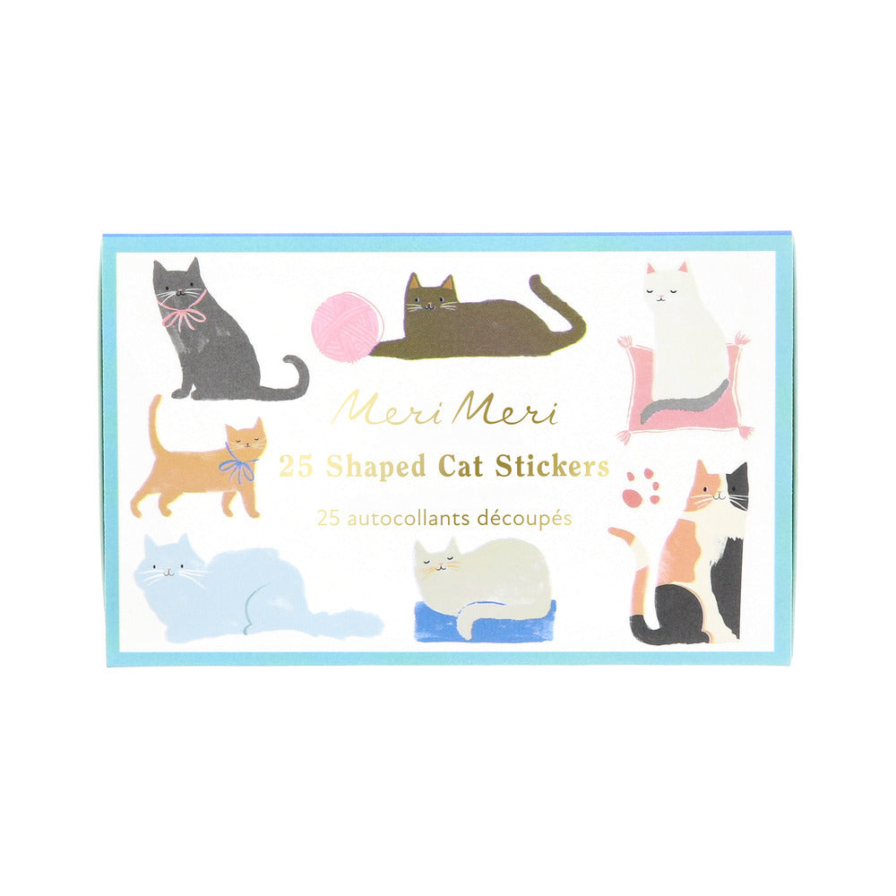 Stickers en cajita - gatitos