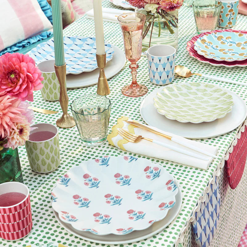 Set x 6 platos reutilizables Molly Mahon - grandes