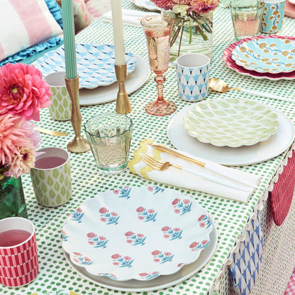 Set x 6 platos reutilizables Molly Mahon - grandes