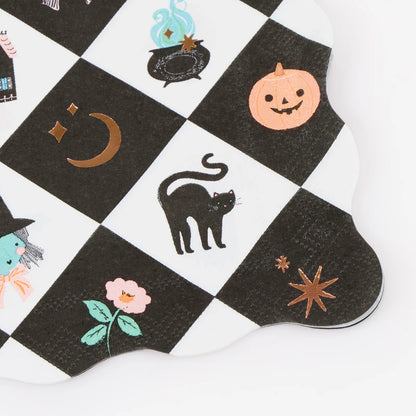 Servilletas Halloween patchwork - pequeñas