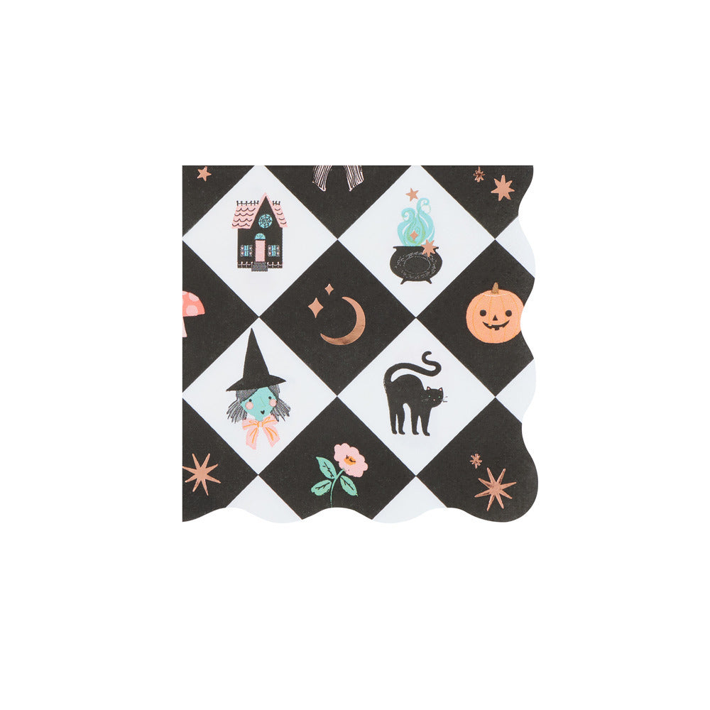 Servilletas Halloween patchwork - pequeñas