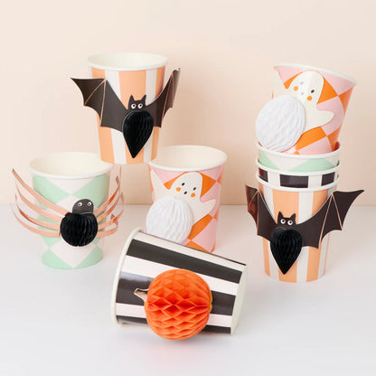 Vasos con figuras Halloween