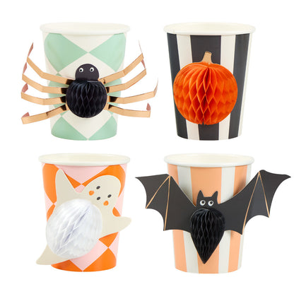 Vasos con figuras Halloween