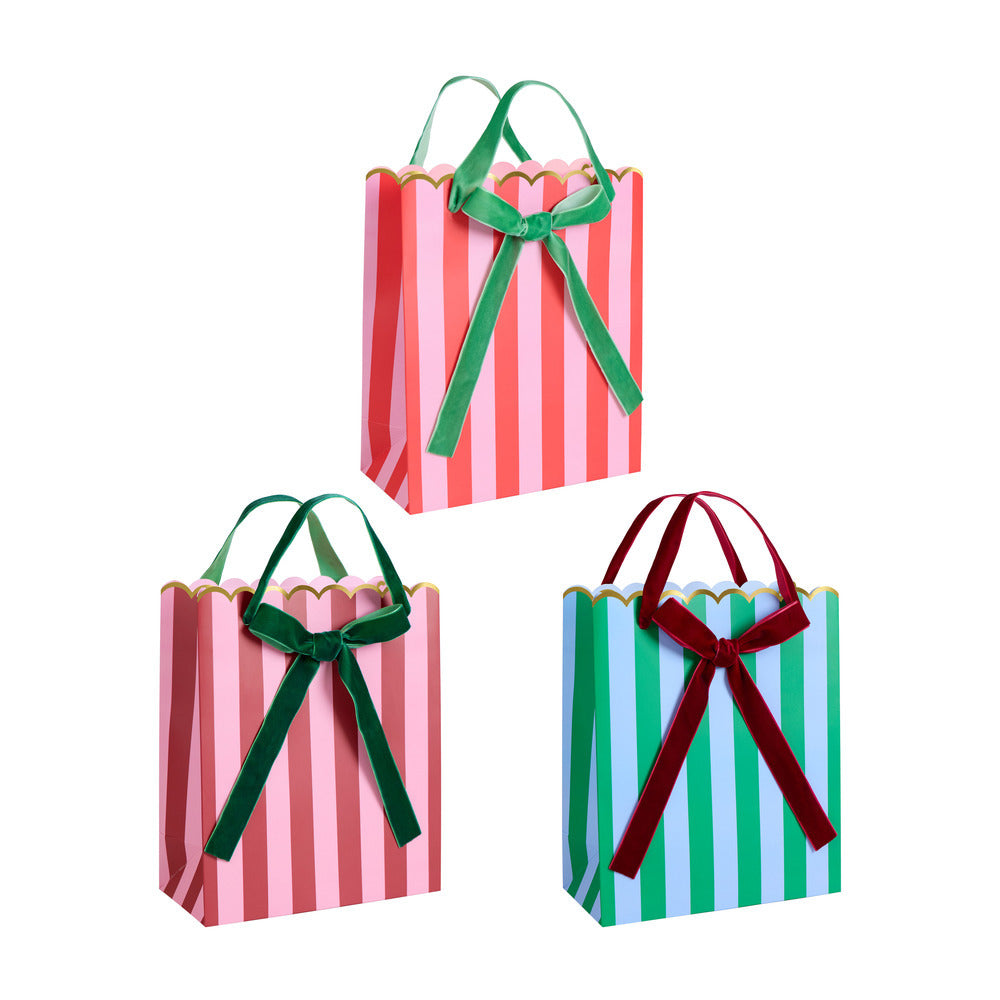 Bolsas para regalo rayas - pequeñas