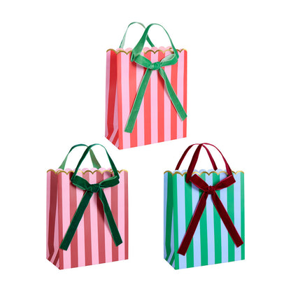Bolsas para regalo rayas - pequeñas