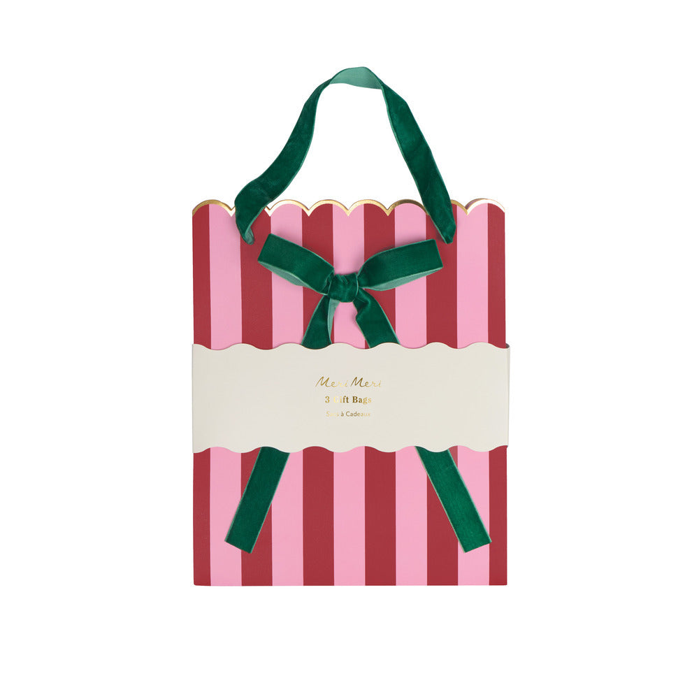 Bolsas para regalo rayas - pequeñas