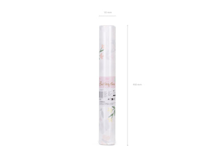 Camino de mesa flores y mariposas (non-woven)