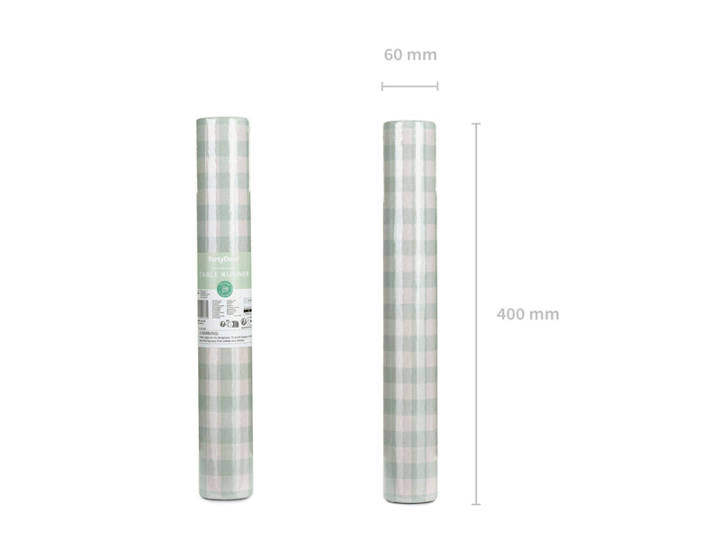 Camino de mesa cuadrillé (tela non-woven)