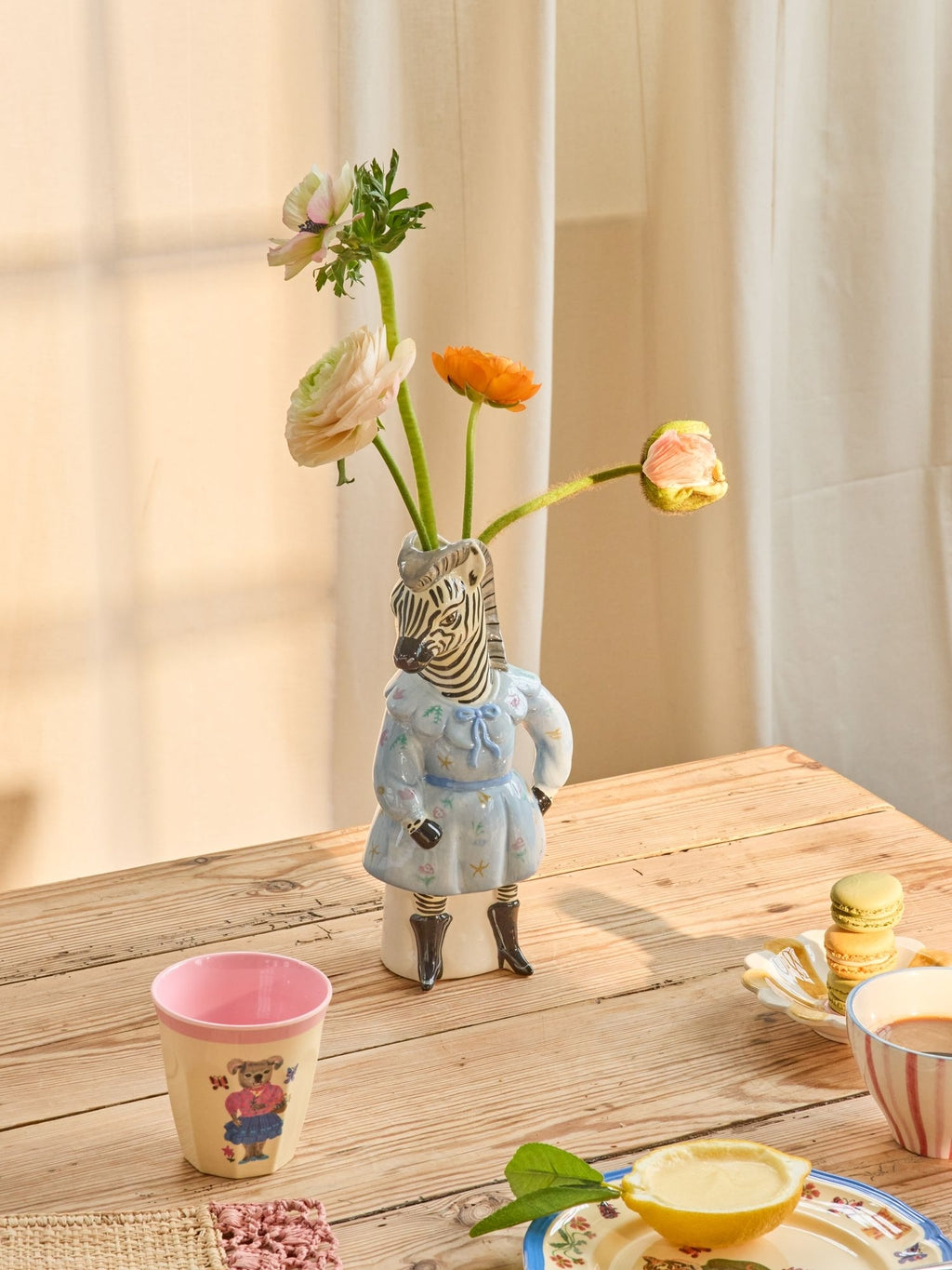 Florero de ceramica cebra - Nathalie Lété