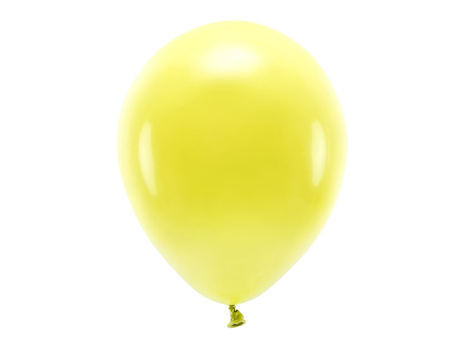 Pack 4 globos 30 cm - amarillo