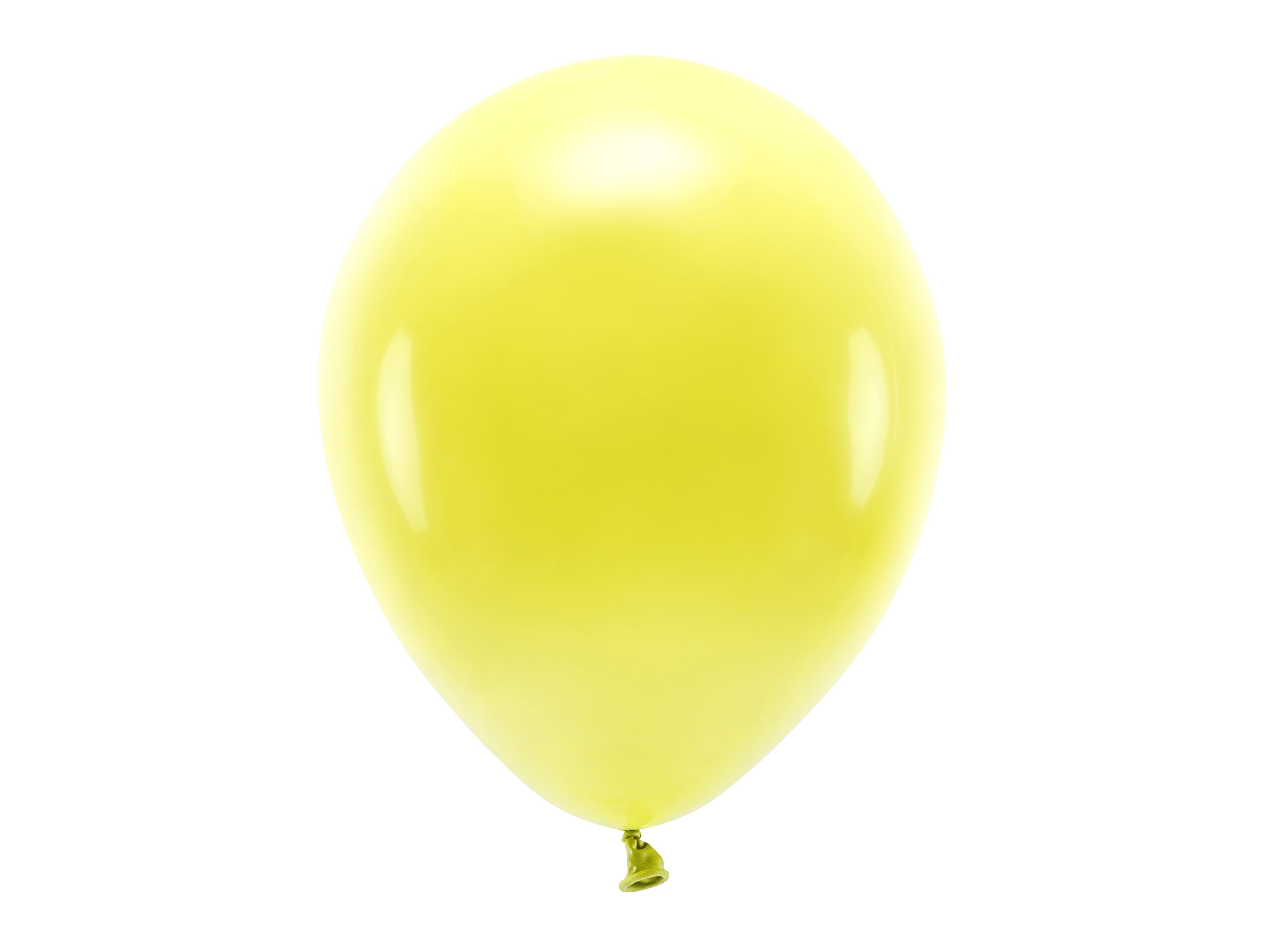 Pack 4 globos 30 cm - amarillo