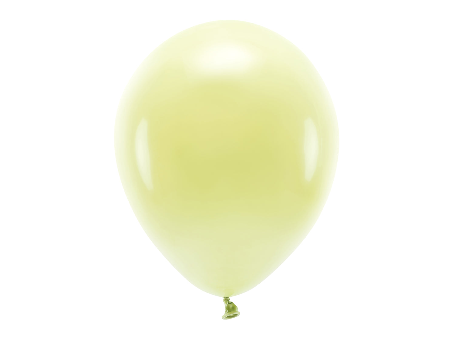 Pack 4 globos 30 cm - Amarillo pastel brillante