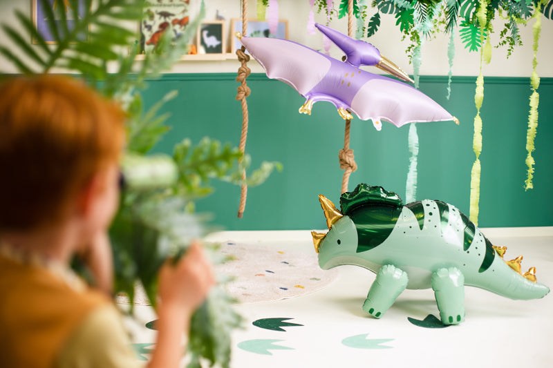 Globo metalizado - triceratops