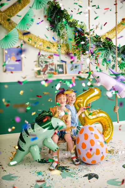 Globo metalizado - triceratops