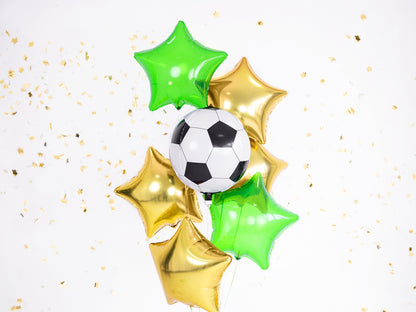 Globo metalizado - pelota de fútbol