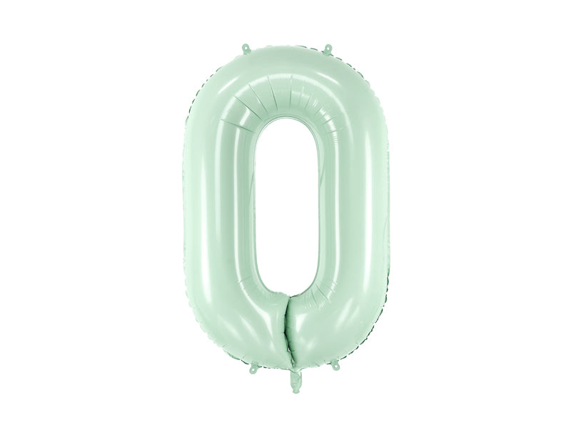 Globo metalizado 0 - 72cm verde menta
