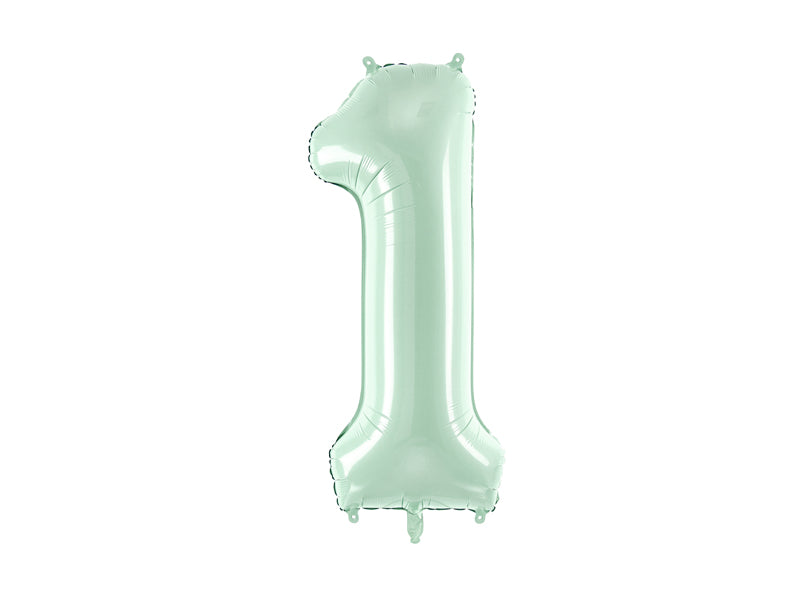 Globo metalizado 1 - 72cm verde menta