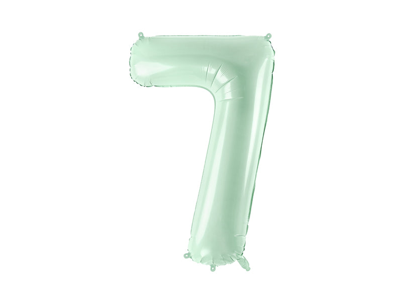 Globo metalizado 7 - 72cm verde menta