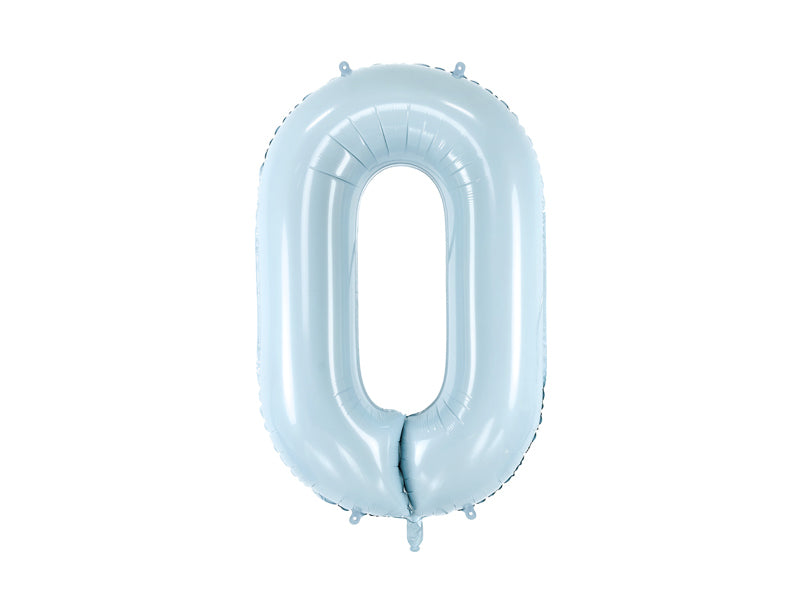 Globo metalizado 0 - 72cm celeste