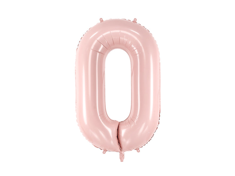 Globo metalizado 0 - 72cm rosado