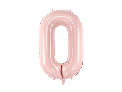 Globo metalizado 0 - 72cm rosado