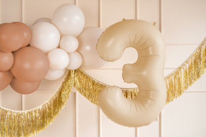 Globo metalizado 3 - 72cm latte
