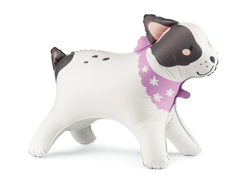 Globo metalizado - perrito bulldog